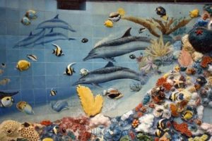 10,000 sq. ft. Tile Pool Mural, Kihei Maui