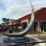 18 Ft. Bronze and Sterling Sculpture with Italian Mosaic Base, for the Mililani Town Center, Oahu island