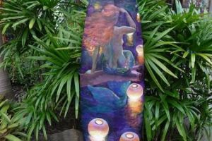 Waterproof Acrylic on Surfboard