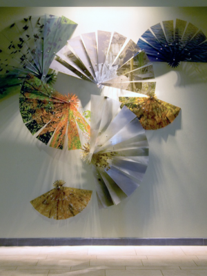 Photograph on Acrylic fan motif