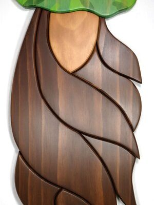 DM "Wahine" Wood Sculpture